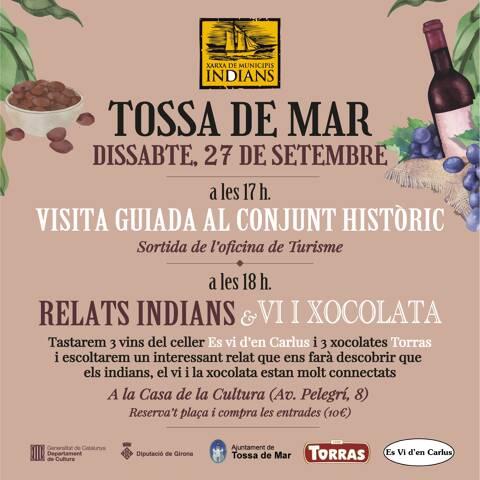 RELATS INDIANS MARIDATS AMB VI I XOCOLATA