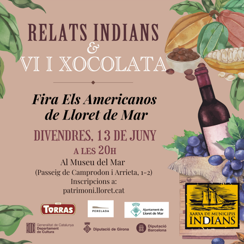 Relats indians maridats amb vi i xocolata