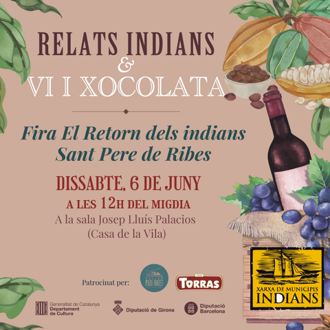 Relats indians maridats amb vi i xocolata