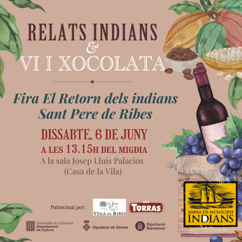 Relats indians maridats amb vi i xocolata