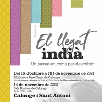 EXPOSICIÓ EL LLEGAT INDIÀ  -un passat en comú per descobrir-